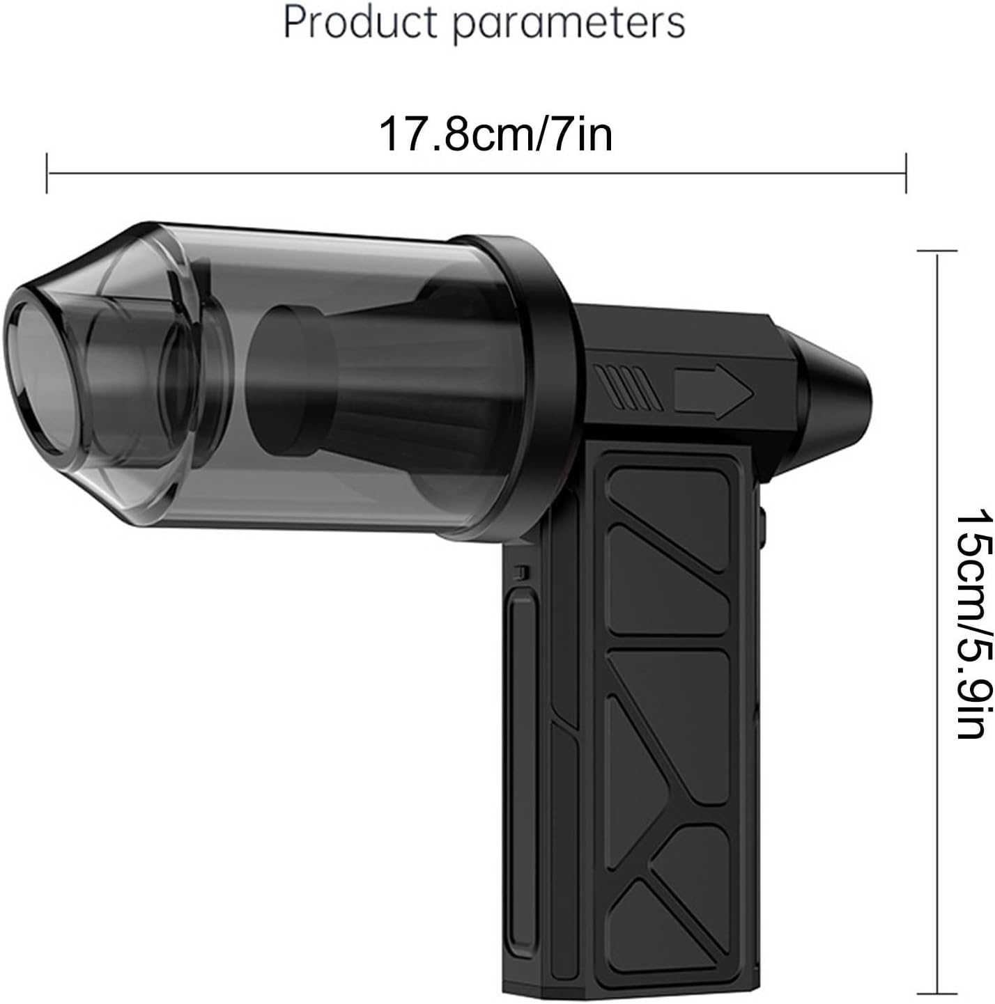 130,000 RPM Electric Air Duster & Vacuum – USB Rechargeable Cleaning Tool