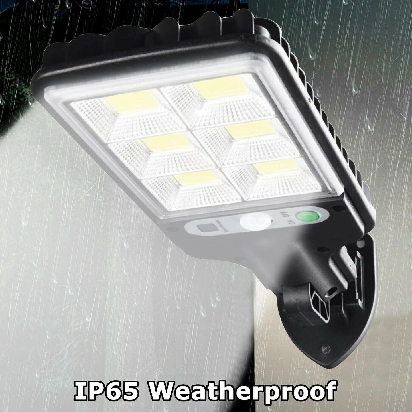 Solar-Powered Motion Sensor Wall Light – 72-LED Outdoor IP65 Waterproof Security Lamp