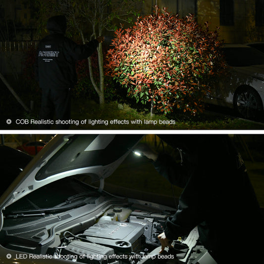 Mini COB Emergency Keychain Work Light – Ultra-Bright, Rechargeable & Magnetic