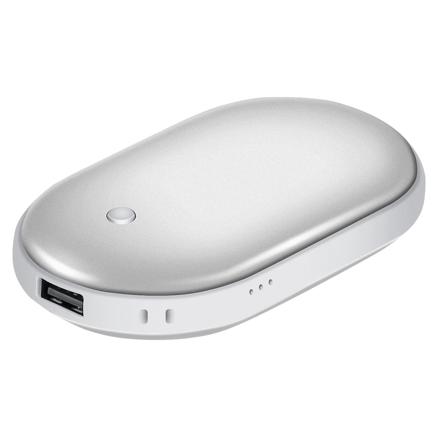 Portable Rechargeable Hand Warmer – 5000mAh Power Bank with Double-Sided Heat