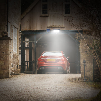 Solar-Powered Motion Sensor Wall Light (100 LED)