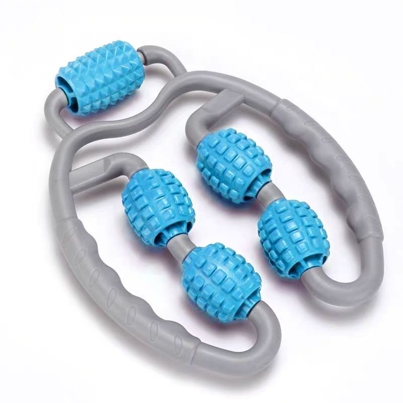 U-Shape Body Massage Roller – Adjustable Trigger Point Muscle Relief Tool