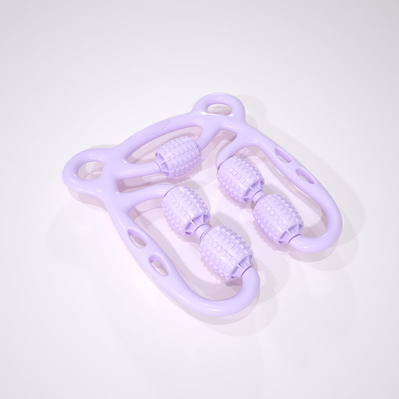 U-Shape Body Massage Roller – Adjustable Trigger Point Muscle Relief Tool