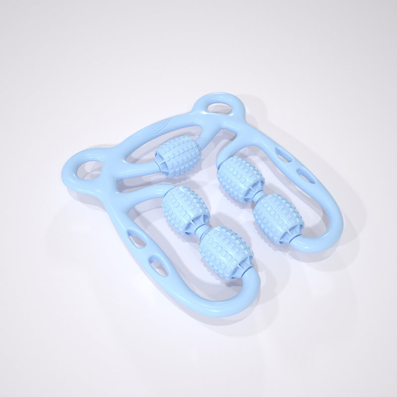 U-Shape Body Massage Roller – Adjustable Trigger Point Muscle Relief Tool