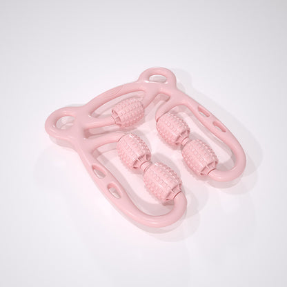 U-Shape Body Massage Roller – Adjustable Trigger Point Muscle Relief Tool