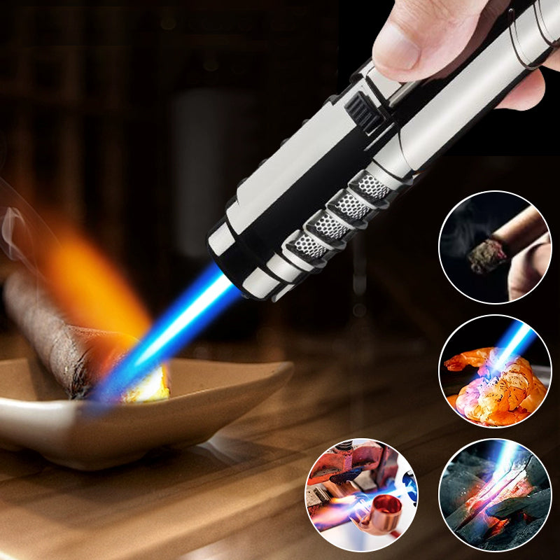 Spray Gun Torch Lighter – Refillable Jet Flame Windproof Gadget