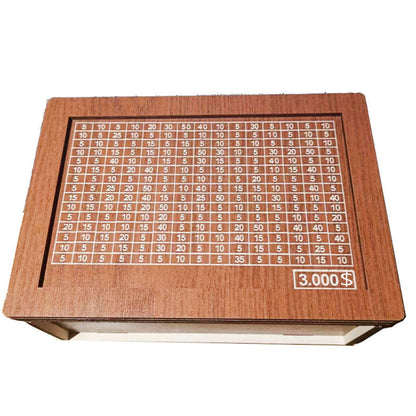 Money Box Piggy Bank (Wooden Puzzle Money Box)