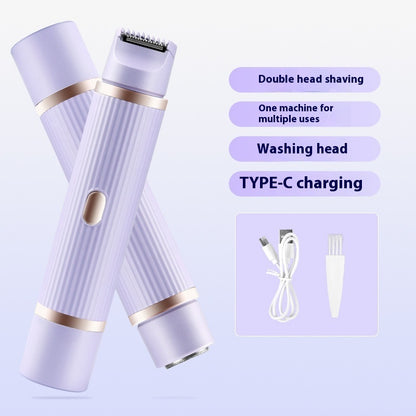 Double-Headed Electric Shaver – Smooth Precision Body Hair Removal (USB Rechargeable)