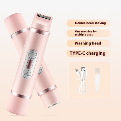 Double-Headed Electric Shaver – Smooth Precision Body Hair Removal (USB Rechargeable)