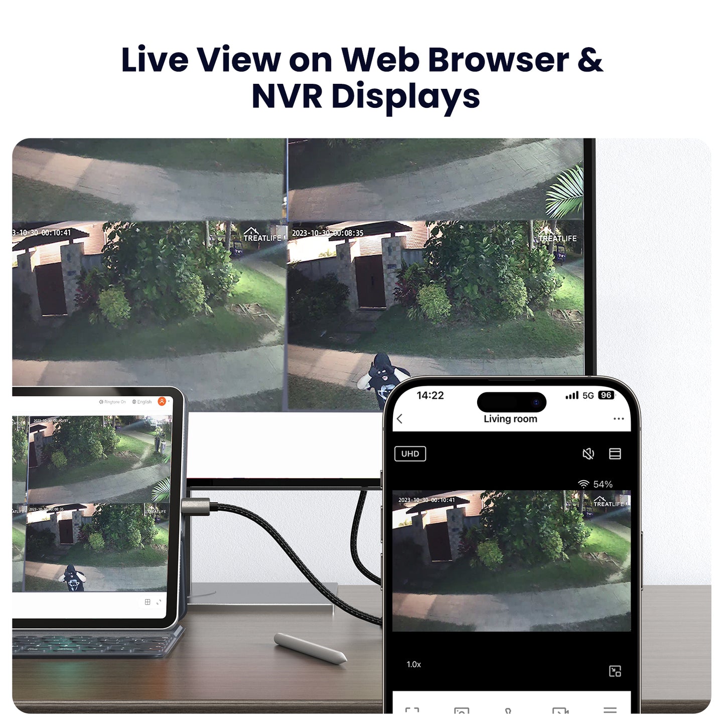 Indoor 3K WiFi Security Camera – Dual-Band 2.4G/5G Smart Home Monitor