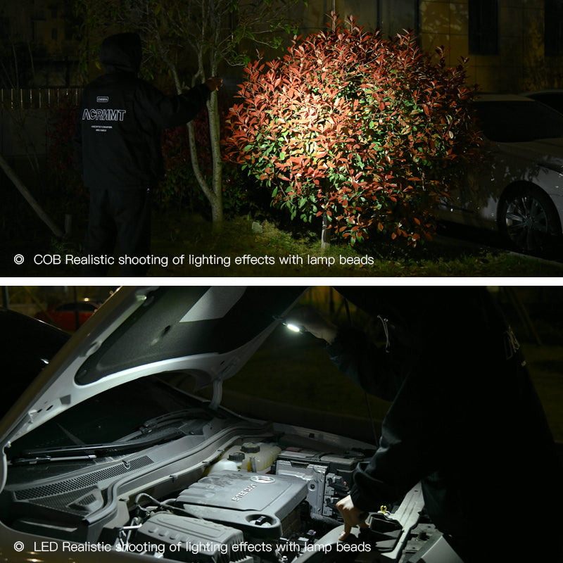 Mini COB Emergency Keychain Work Light – Ultra-Bright, Rechargeable & Magnetic