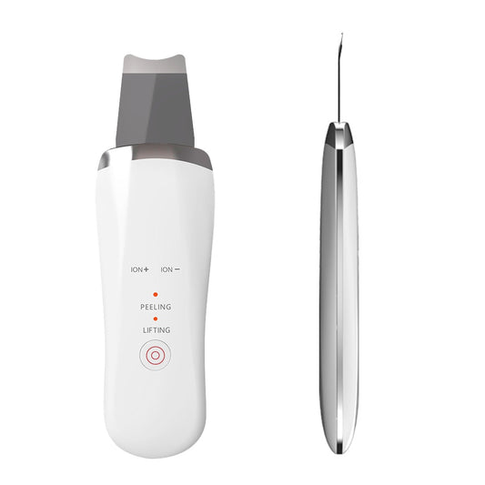 Ultrasonic Skin Scrubber & Facial Spatula – Deep Pore Cleaner & Lifting Tool