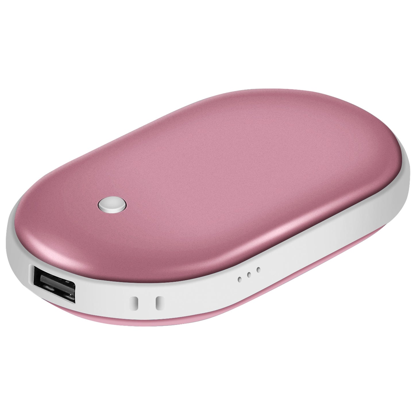 Portable Rechargeable Hand Warmer – 5000mAh Power Bank with Double-Sided Heat