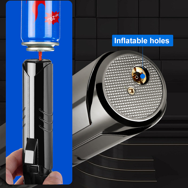 Spray Gun Torch Lighter – Refillable Jet Flame Windproof Gadget