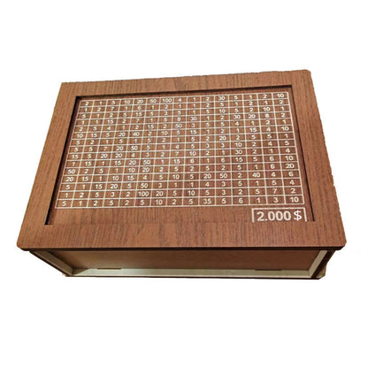 Money Box Piggy Bank (Wooden Puzzle Money Box)