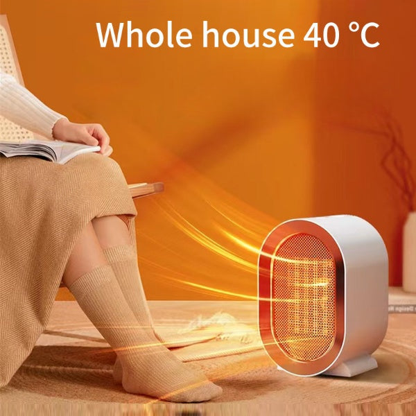 Mini Desktop Electric Heater – Portable Warm Air Fan