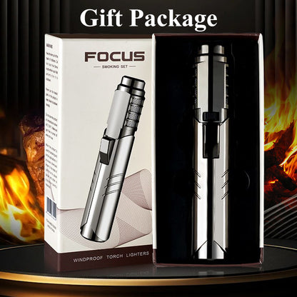 Spray Gun Torch Lighter – Refillable Jet Flame Windproof Gadget