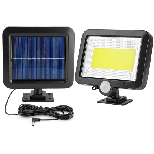 Solar-Powered Motion Sensor Wall Light (100 LED)