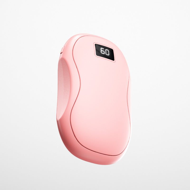 Double-Sided Digital Hand Warmer – Rechargeable Pocket Heater with LED Display