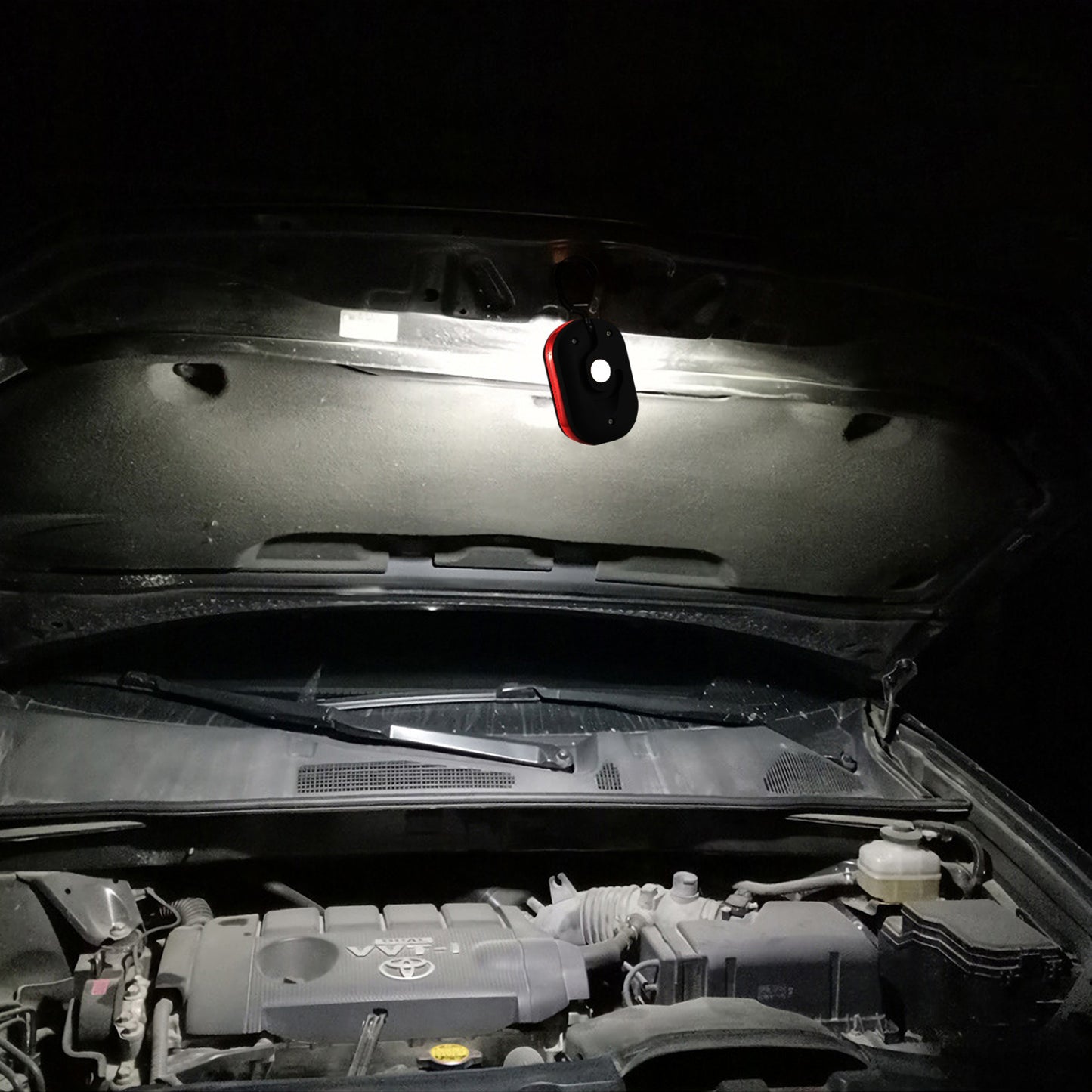 Magnetic LED Work Light with Hook – Compact Utility Flashlight