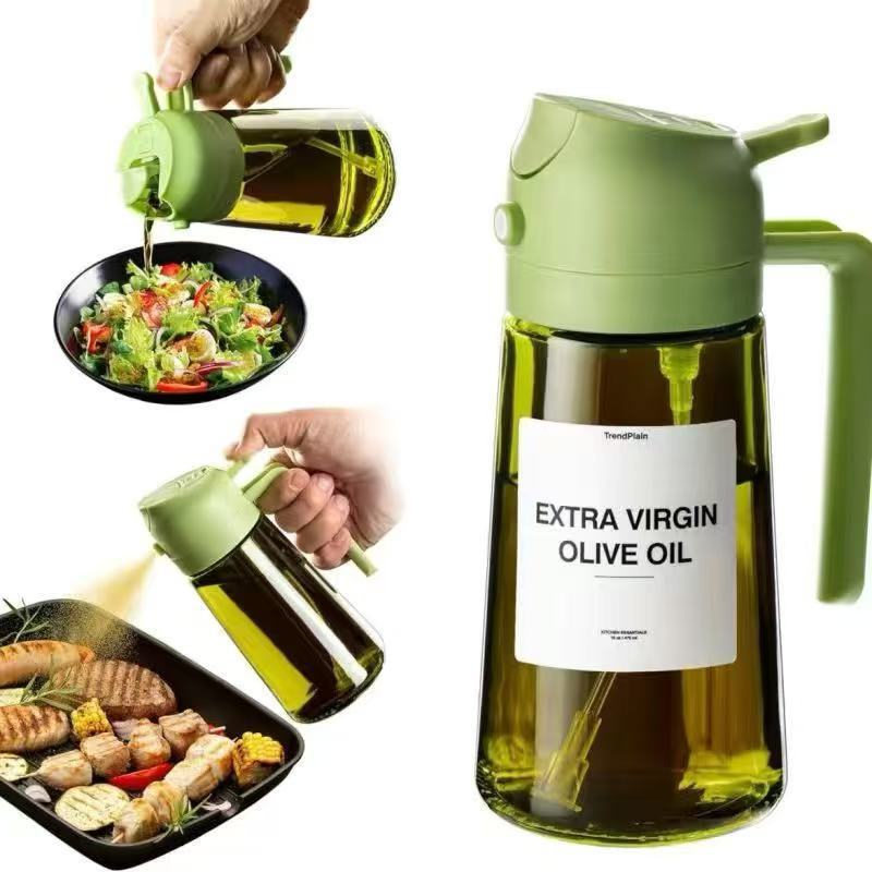 Light-Shielding Pressurized Oil Spray Bottle (Glass, Refillable)