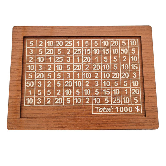 Money Box Piggy Bank (Wooden Puzzle Money Box)