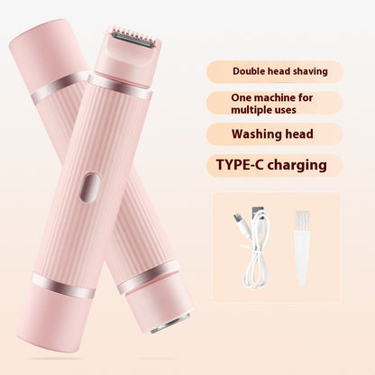 Double-Headed Electric Shaver – Smooth Precision Body Hair Removal (USB Rechargeable)