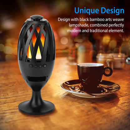 LED Flame Torch Bluetooth Speaker – Outdoor Atmosphere Light & Wireless Audio