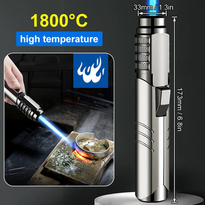Spray Gun Torch Lighter – Refillable Jet Flame Windproof Gadget